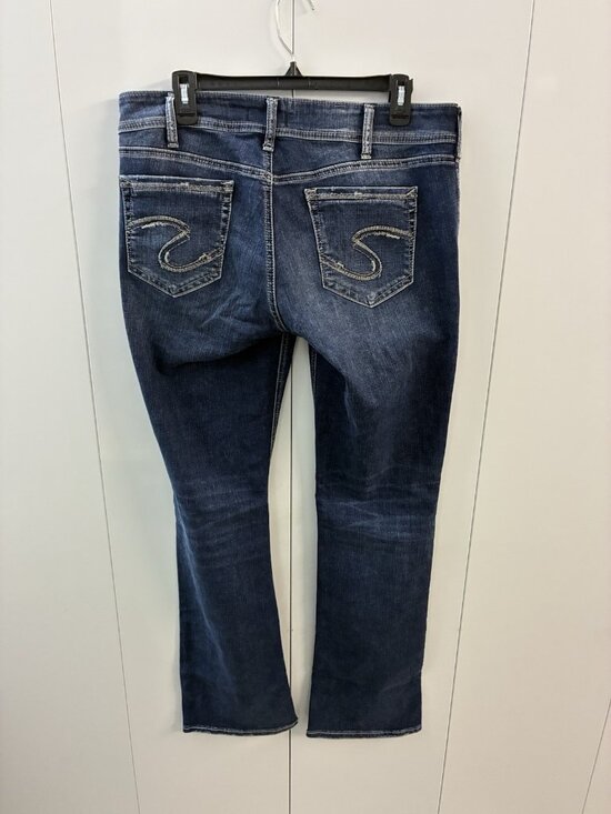 Silver Jeans Co. Denim - Silver Jeans Co. Elyse Women's W31/L33 Medium Wash Slim Boot Distressed Stretch